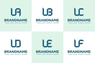 AU BU CU DU AB 'nin baş harfleri için UB UC UD UE UF Logo Ayarları