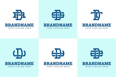 DR DS DT DU DY DZ Monogram Logo Set, RD SD TD UD YD baş harfleri