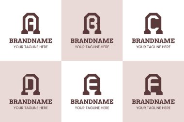 AA AB AC AD AF Monogram Logosu, AA BA CA DA EA FA baş harfleri