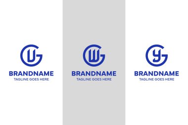 GU GW GY Monogram Logosu, GU UG GG GG YG harfleriyle damgalanmıştır.