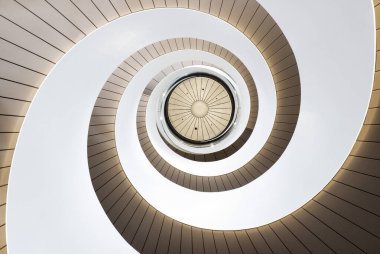 Sidney Üniversitesi, Avustralya 'da çift sarmal merdiven. Yüksek kalite fotoğraf