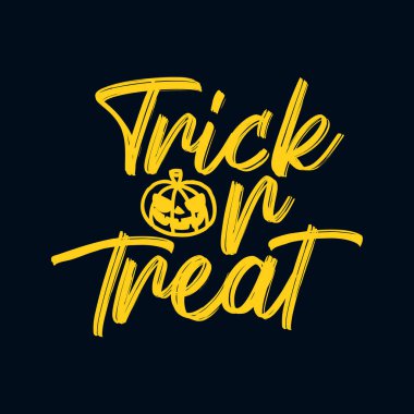 Şeker mi şaka mı? El çizimi tipografi poster tasarımı. Premium Vektörü.