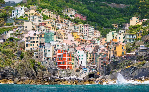 Riomaggiore köyde cinque terre, İtalya