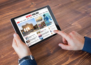 Örnek online haber sitesi tablet