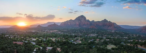 Bela Paisagem Pôr Sol Sedona Arizona — Fotografia de Stock