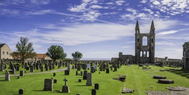 St. Andrews İskoçya 'daki mezarlık