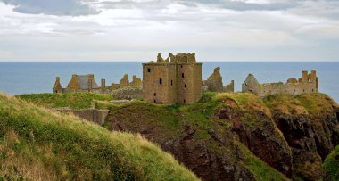 Aberdeenshire İskoçya 'dan Dunnottar Kalesi