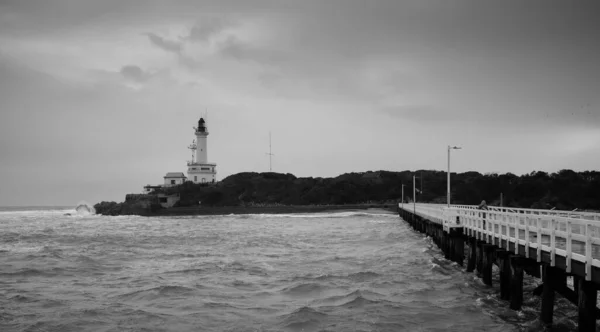 Geelong Viktorya Queenscliff Skelesi Deniz Feneri — Stok fotoğraf