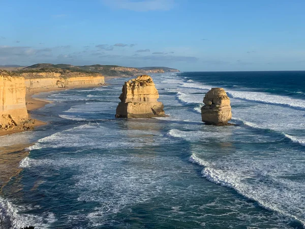 The other side of twelve apostles tourist attraction of Great ocean road