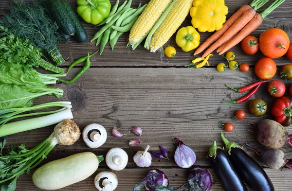 Alb Galben Verde Portocaliu Roșu Violet Fructe Legume Fundal Din — Fotografie, imagine de stoc