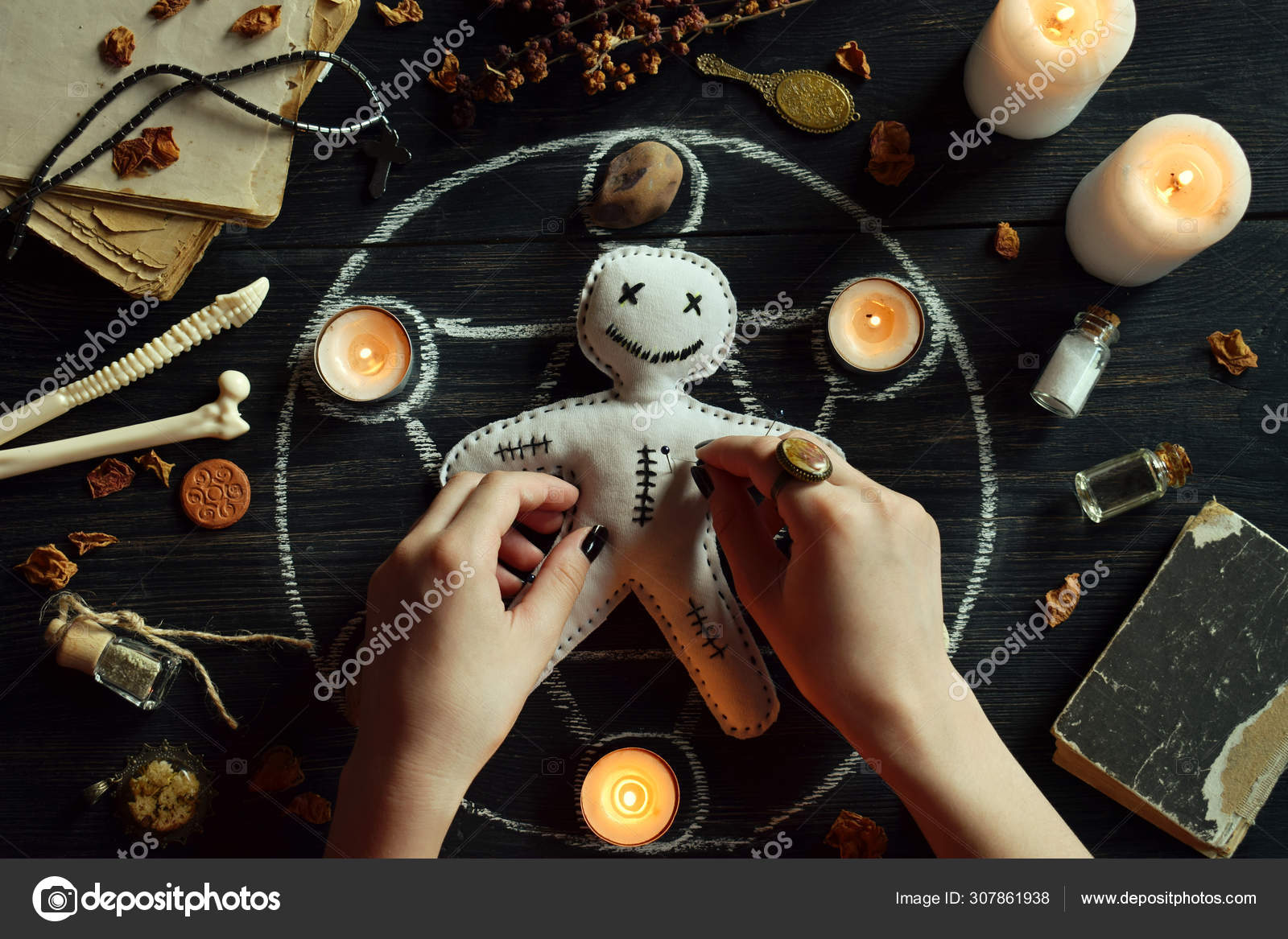 witch voodoo doll