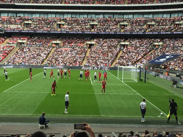 Diferentes Fotos Ciudad Naturaleza Deporte Fútbol — Foto de Stock