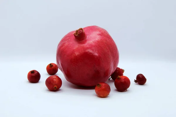 Les Principaux Fruits Automne Présentés Dans Une Composition Insolite — Photo