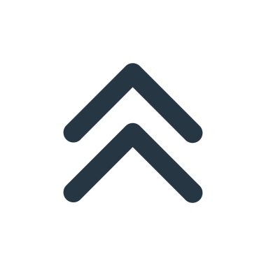 ok ikonu konseptinden yukarı ok ikonu vektörü. Okun düzeltilebilir vuruşunun ince çizgisi. Web ve mobil uygulamalarda kullanmak için ok doğrusal işaretini yükselt, logo, yazdırma ortamı.