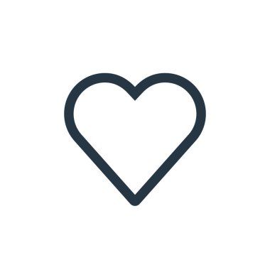 ui kavramından favori ikon vektörü. En sevilen düzenlenebilir vuruşun ince çizgisi. Web ve mobil uygulamalarda kullanım için favori doğrusal işaret, logo, yazdırma ortamı.