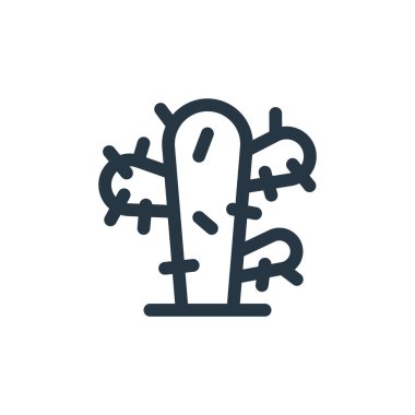 Ağaç konseptinden ikon vektörü. İnce çizgili ağaç çizgisi çizimi. Web ve mobil uygulamalarda kullanmak için ağaç doğrusal işareti, logo, yazdırma ortamı.