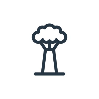 Ağaç konseptinden ikon vektörü. İnce çizgili ağaç çizgisi çizimi. Web ve mobil uygulamalarda kullanmak için ağaç doğrusal işareti, logo, yazdırma ortamı.