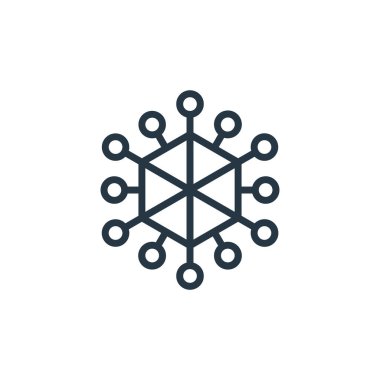 Mikroorganizma konseptinden virüs ikonu vektörü. Virüs geçirmenin ince bir çizgisi. Web ve mobil uygulamalarda kullanmak için virüs doğrusal işareti, logo, yazdırma ortamı.