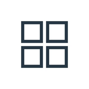 Temel ui kavramından menü ikonu vektörünü aç. Açık menü düzenlenebilir vuruşun ince çizgisi. Web ve mobil uygulamalarda kullanmak için menü doğrusal işaretini aç, logo, yazdırma ortamı.