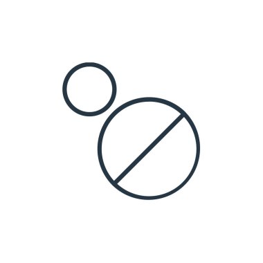 Sağlık konseptinden tablet ikon vektörü. İnce çizgili düzenlenebilir felç çizgisi. Web ve mobil uygulamalarda kullanmak için tablet doğrusal işareti, logo, yazdırma ortamı.