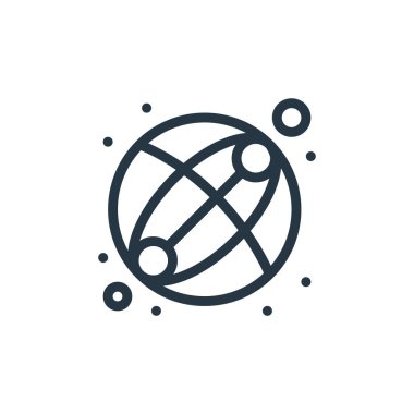 Bebek partisi konseptinden top ikonu vektörü. Top düzenlenebilir vuruşun ince çizgisi. Web ve mobil uygulamalarda kullanmak için top doğrusal işareti, logo, yazdırma ortamı.