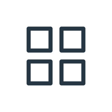 akıllı telefon uux parçasından uygulama simgesi vektörü. Düzenlenebilir inme uygulamasının ince çizgisi. Web ve mobil uygulamalarda kullanmak için uygulama doğrusal işareti, logo, yazdırma ortamı.