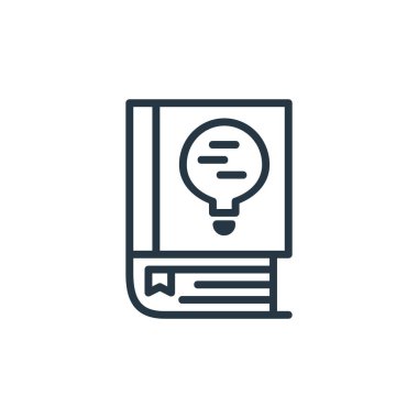 Online öğrenme bölümü konseptinden yenilik simgesi vektörü. Yenilikçi, düzenlenebilir vuruşun ince çizgisi. Web ve mobil uygulamalarda kullanım için yenilik doğrusal işareti, logo, yazdırma ortamı.