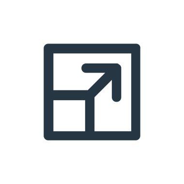 muhtelif kavramlardan ikon vektörünü büyüt. İnce çizgili düzenlenebilir felç çizgisi. Web ve mobil uygulamalarda kullanmak için doğrusal işareti büyüt, logo, yazdırma ortamı.