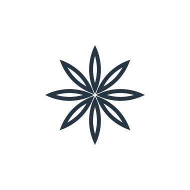 Çiçek konseptinden çiçek ikonu vektörü. Çiçek düzenlenebilir felcin ince bir çizgisi. Web ve mobil uygulamalarda kullanım için çiçek doğrusal işareti, logo, yazdırma ortamı.