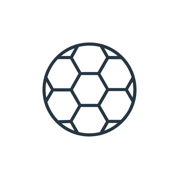 Ball Icon Vector Sport Concept Thin Line Illustration Ball Editable — Stock Vector