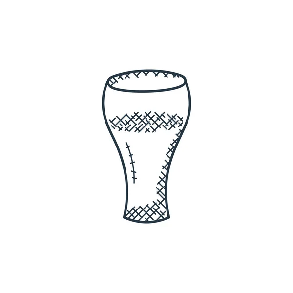 Drink Icon Vektor Aus Dem Food Konzept Dünnschichtige Illustration Eines — Stockvektor