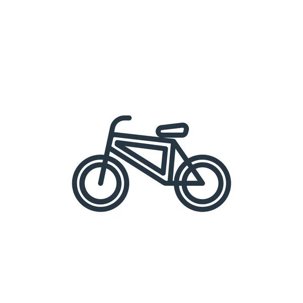 Fahrrad Icon Vektor Aus Fahrzeugkonzept Dünne Illustration Von Fahrrad Editierbaren — Stockvektor