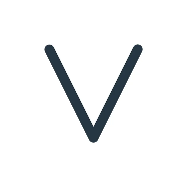 Zeichen Symbol Vektor Aus Dem Konzept Der Benutzeroberfläche Thin Line — Stockvektor