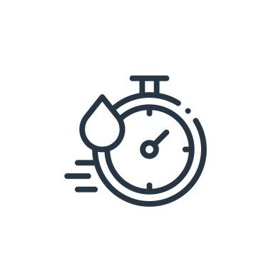 Kumaş özellikleri kavramından hızlı bir kuru simge vektörü. Düzenlenebilir inmenin ince bir çizgisi. Web ve mobil uygulamalarda kullanmak için hızlı kuru doğrusal imza, logo, yazdırma ortamı.