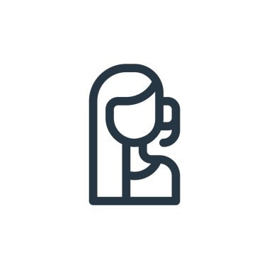 Çağrı merkezi konseptinden çağrı merkezi ikon vektörü. Çağrı merkezinin düzenlenebilir vuruşunun ince çizgisi. Web ve mobil uygulamalarda kullanmak için çağrı merkezi doğrusal işareti, logo, yazdırma ortamı.