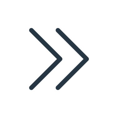 ok konseptinden sağ simge vektörü. Düzenlenebilir sağ vuruşun ince çizgisi. Web ve mobil uygulamalarda kullanmak için sağ doğrusal işaret, logo, yazdırma ortamı.