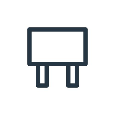 İşaret sembolü kavramından simge vektörü. İnce çizgili, düzenlenebilir felç çizgisi. Web ve mobil uygulamalarda kullanmak için pankart doğrusal işareti, logo, yazdırma ortamı.