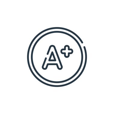 Dijital öğrenme kavramından ikon vektörü. Düzenlenebilir vuruşun ince çizgisi. Web ve mobil uygulamalarda kullanım için doğrusal işaret, logo, yazdırma ortamı.