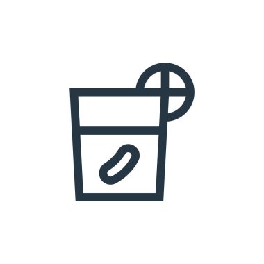 Cinco de mayonez kavramından mezcal ikon vektörü. Mezcal düzenlenebilir felcin ince bir çizgisi. Web ve mobil uygulamalarda kullanmak için mezcal doğrusal işaret, logo, yazdırma ortamı.