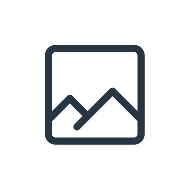 E-posta kavramından fotoğraf ikonu vektörü. Düzenlenebilir fotoğraf darbesinin ince çizgisi. Web ve mobil uygulamalarda kullanmak için fotoğraf doğrusal işareti, logo, yazdırma ortamı.