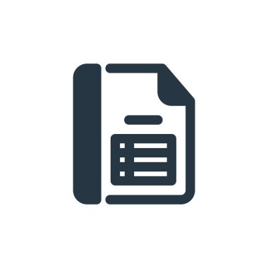 Ekonomi konseptinden ikon vektörü rapor et. Düzenlenebilir felç raporunun ince çizgisi. Web ve mobil uygulamalar, logo ve yazdırma ortamlarında kullanım için doğrusal işareti rapor et.