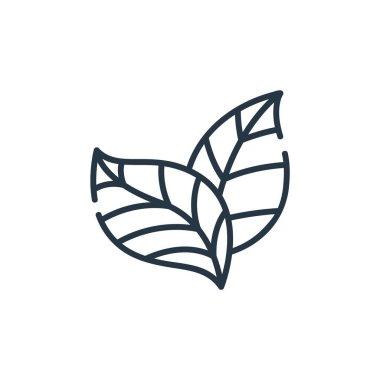 Ekoloji konseptinden ikon vektörü bırakır. İnce çizgili, düzenlenebilir çizgiler. Web ve mobil uygulamalarda kullanmak için doğrusal işaret bırakır, logo, yazdırma ortamı.