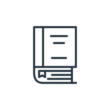 Çevrimiçi öğrenme bölümü konseptinden ikon vektörünü çalış. İnce çizgili, düzenlenebilir felç çizgisi. Web ve mobil uygulamalarda kullanım için doğrusal işaretleri çalış, logo, yazdırma ortamı.