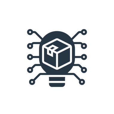 İş modeli kanvas konseptinin yenilik simgesi vektörü. Yenilikçi, düzenlenebilir vuruşun ince çizgisi. Web ve mobil uygulamalarda kullanım için yenilik doğrusal işareti, logo, yazdırma ortamı.