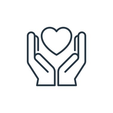 Eğitim konseptinden dayanışma ikonu vektörü. Dayanışma 'nın düzenlenebilir vuruşunun ince çizgisi. Web ve mobil uygulamalar, logo ve yazdırma ortamlarında kullanım için dayanışma doğrusal işareti.