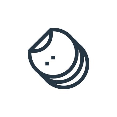 Cinco de mayonez kavramından tortilla ikonu vektörü. Düzenlenebilir tortilla felcinin ince bir çizgisi. Web ve mobil uygulamalarda kullanmak için tortilla doğrusal işareti, logo, yazdırma ortamı.