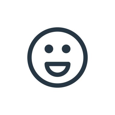 E-posta kavramından ikon vektörü. Düzenlenebilir emoji felcinin ince bir çizgisi. Web ve mobil uygulamalarda kullanmak için emoji doğrusal işareti, logo, yazdırma ortamı.