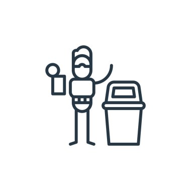 İklim değişikliği kavramından metal ikon vektörü. Düzenlenebilir metal darbesinin ince çizgisi. Web ve mobil uygulamalarda kullanmak için metal doğrusal işaret, logo, yazdırma ortamı.