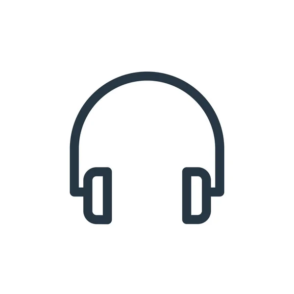 Headset Icon Vektor Aus Verschiedenen Konzepten Thin Line Illustration Des — Stockvektor