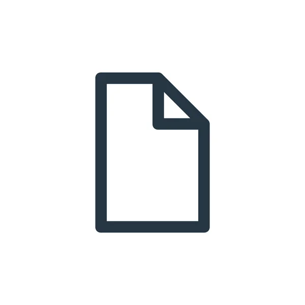 Вектор Значка Файла Концепции Бизнеса Управления Тонкая Строка Иллюстрации Файла — стоковый вектор